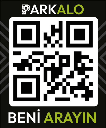 PARKALO 6x5 cm QR araç etiketi